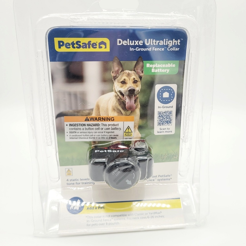 PetSafe Ultralight Dog Fence‎ Collar – In-Ground Receiver, Waterproof, Deluxe